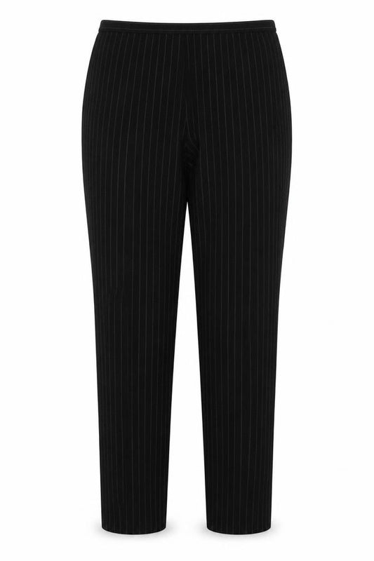 Marks and Spencer Womens Brown Striped  Trousers  Size 10 L28 in