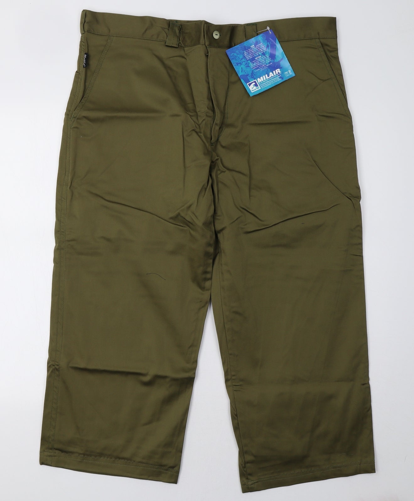 moose Womens Green   Cropped Trousers Size 40 L25 in