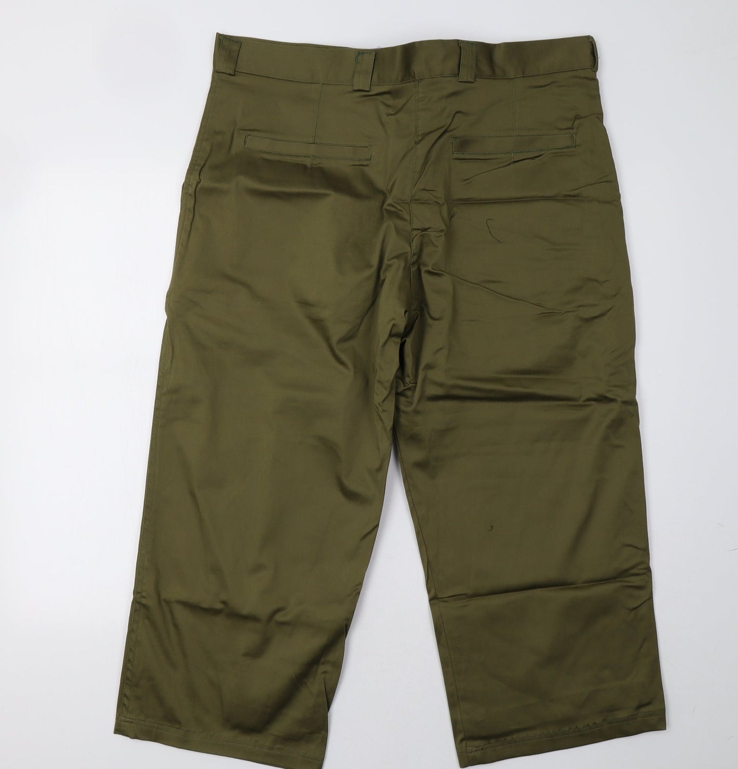 moose Womens Green   Cropped Trousers Size 40 L25 in