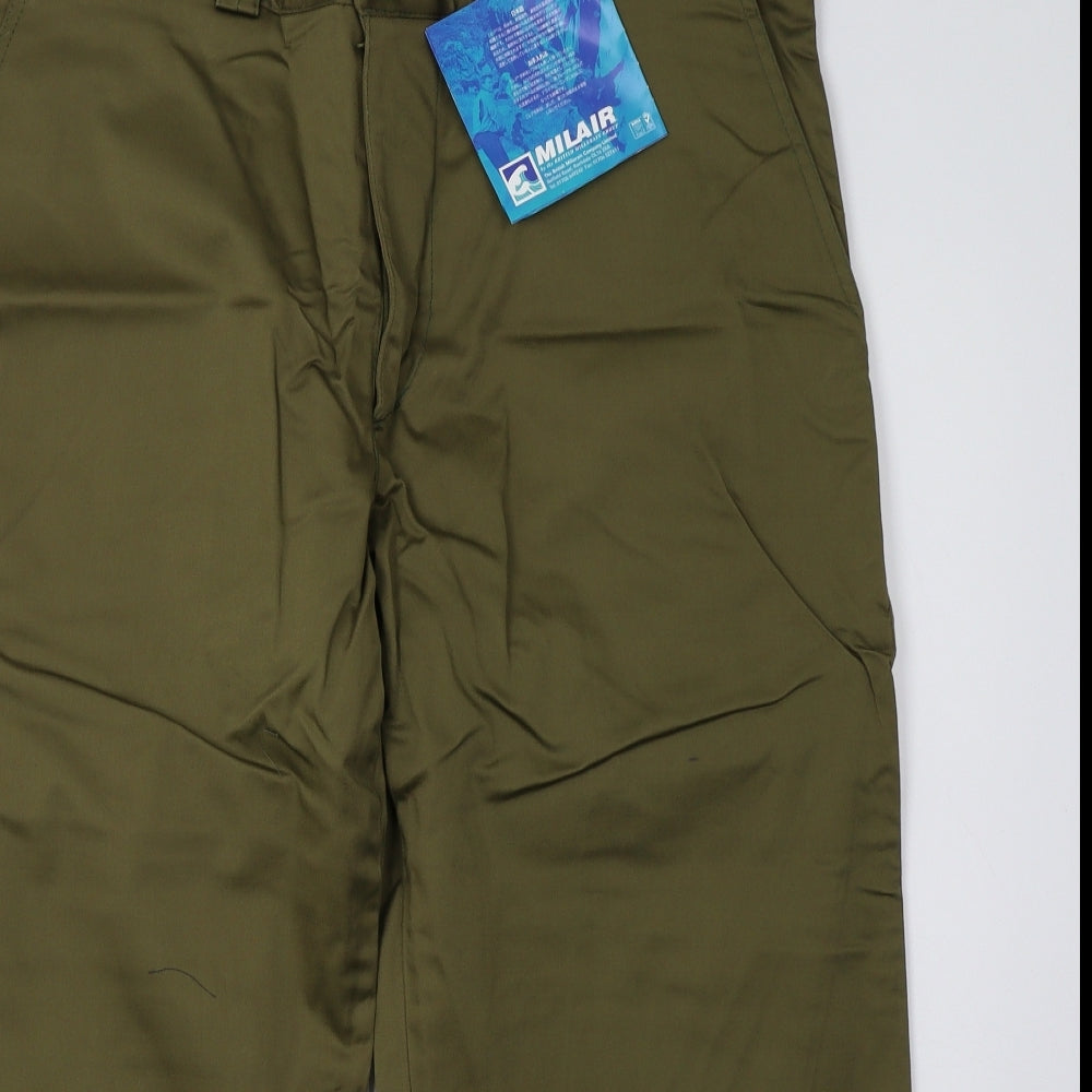 moose Womens Green   Cropped Trousers Size 40 L25 in