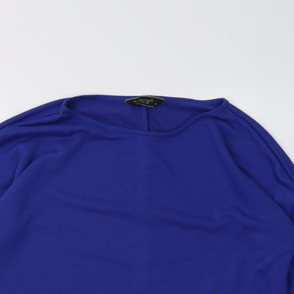 originals Womens Blue   Pullover Sweatshirt Size M