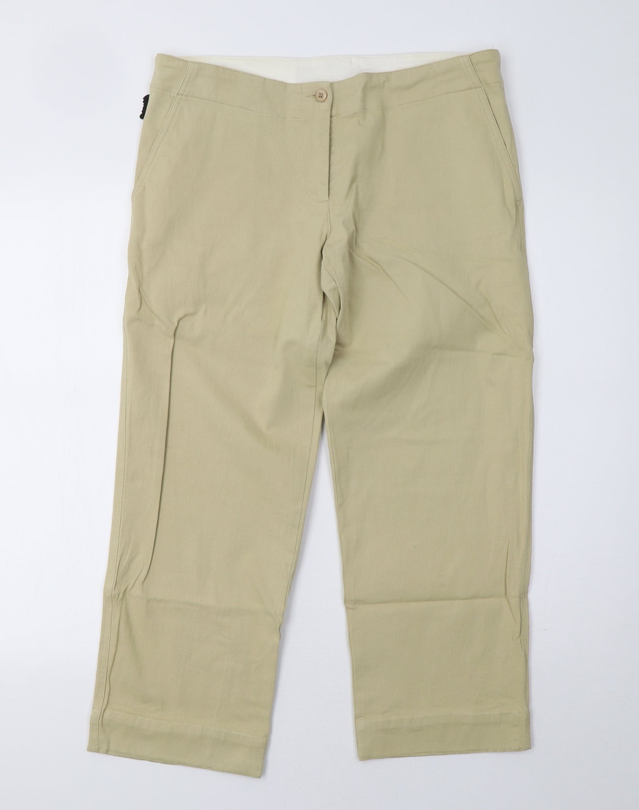moose Womens Beige   Trousers  Size 16 L28 in