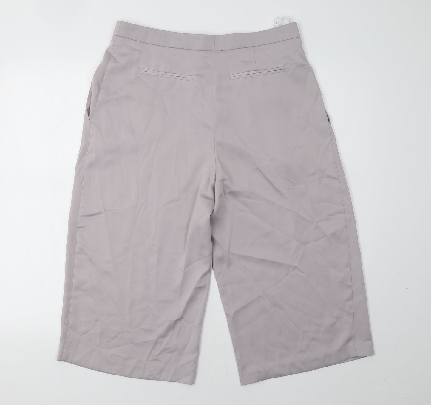 Dorothy Perkins Womens Grey   Cropped Trousers Size 10 L23 in