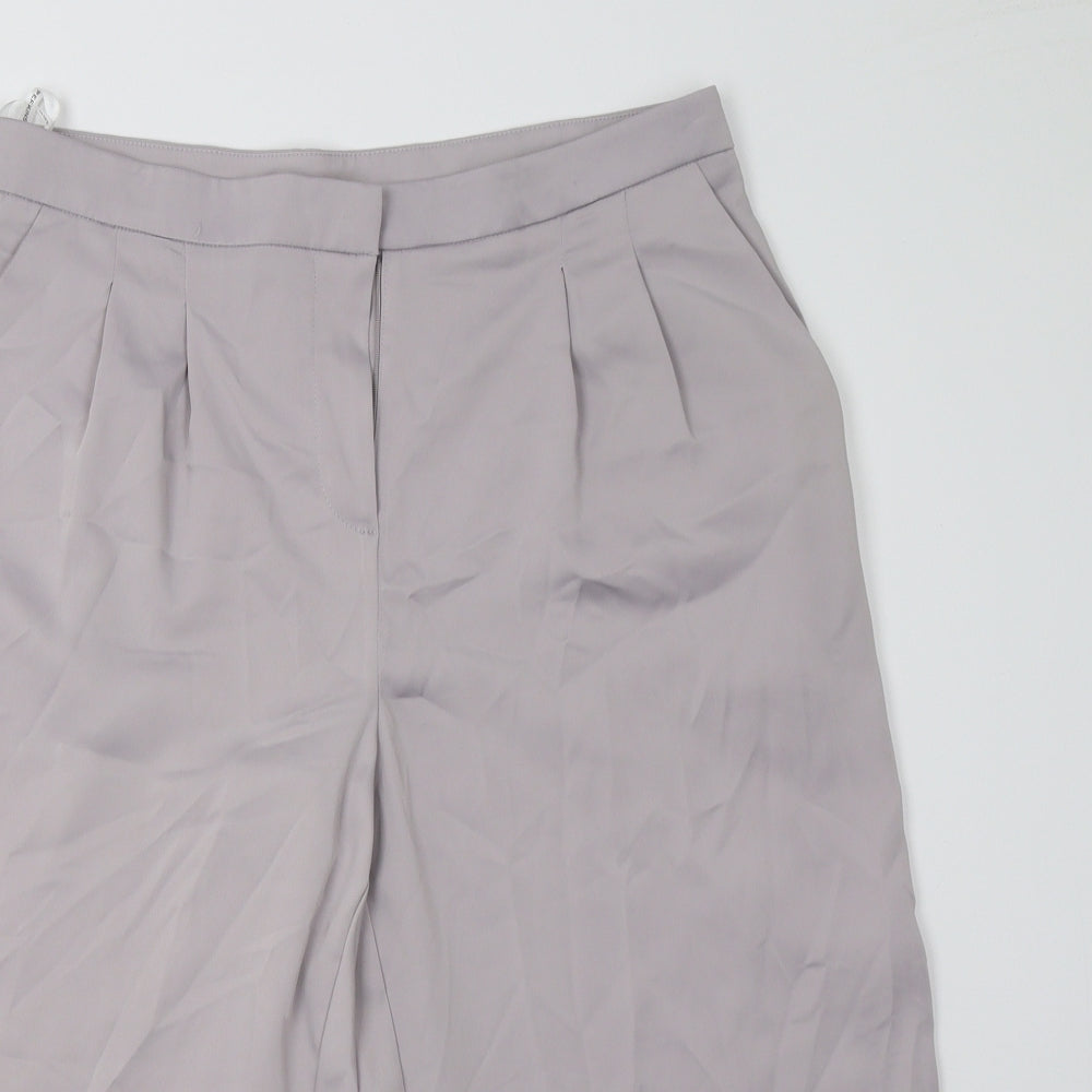 Dorothy Perkins Womens Grey   Cropped Trousers Size 10 L23 in