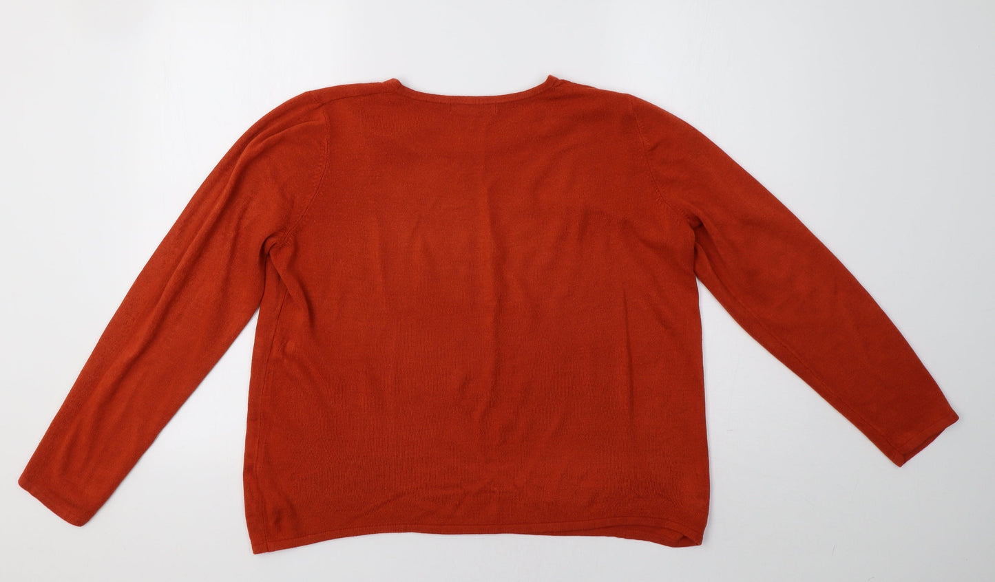 Bonmarché Womens Orange   Pullover Sweatshirt Size M