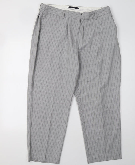 Marks and Spencer Womens Grey   Trousers  Size 20 L29 in