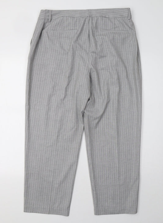 Marks and Spencer Womens Grey   Trousers  Size 20 L29 in