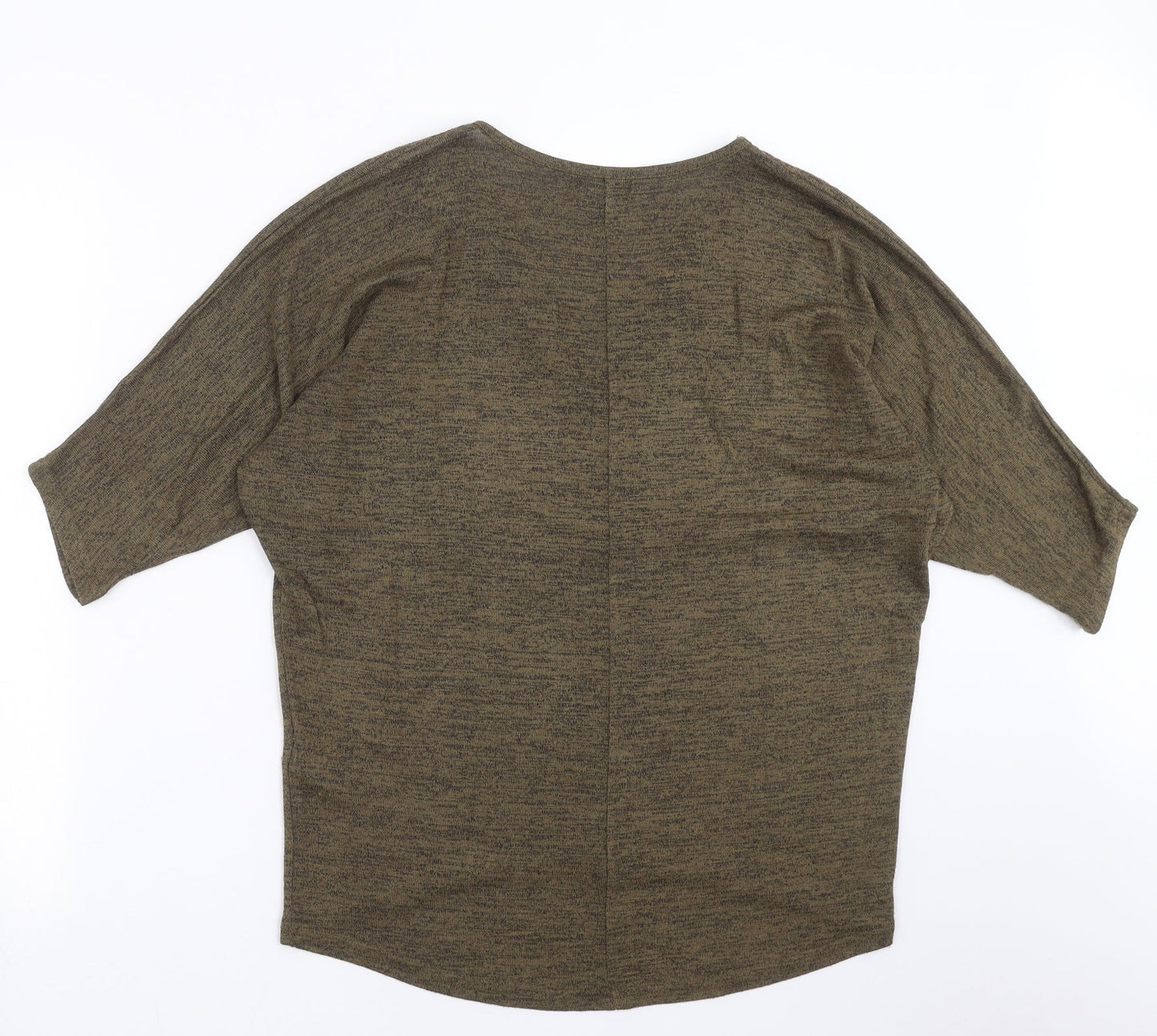 New Look Womens Green  Knit Pullover Jumper Size S