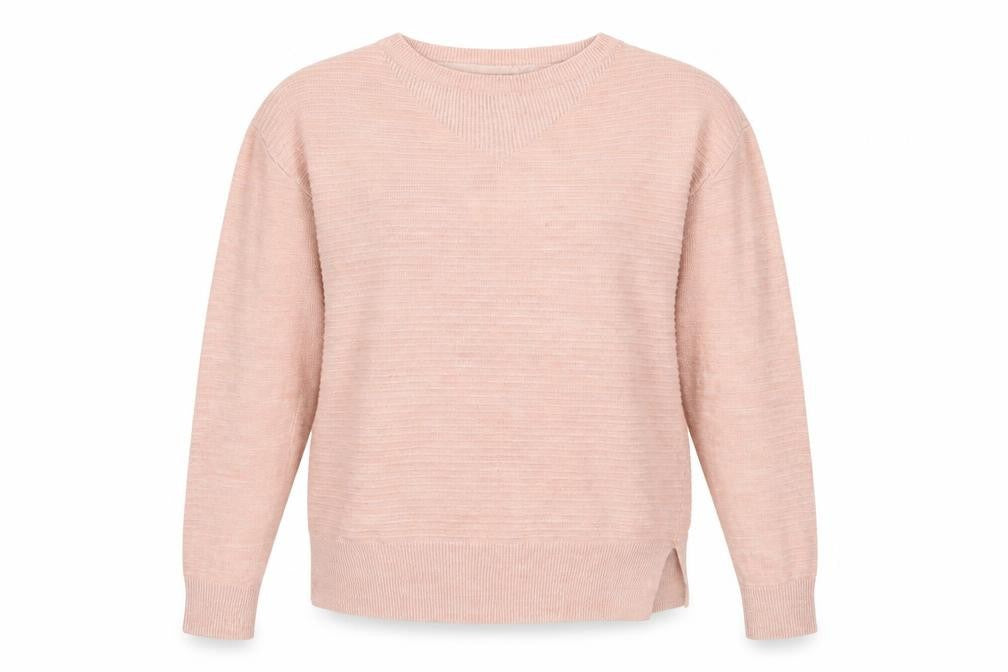 NEXT Womens Pink Striped Knit Pullover Jumper Size 8