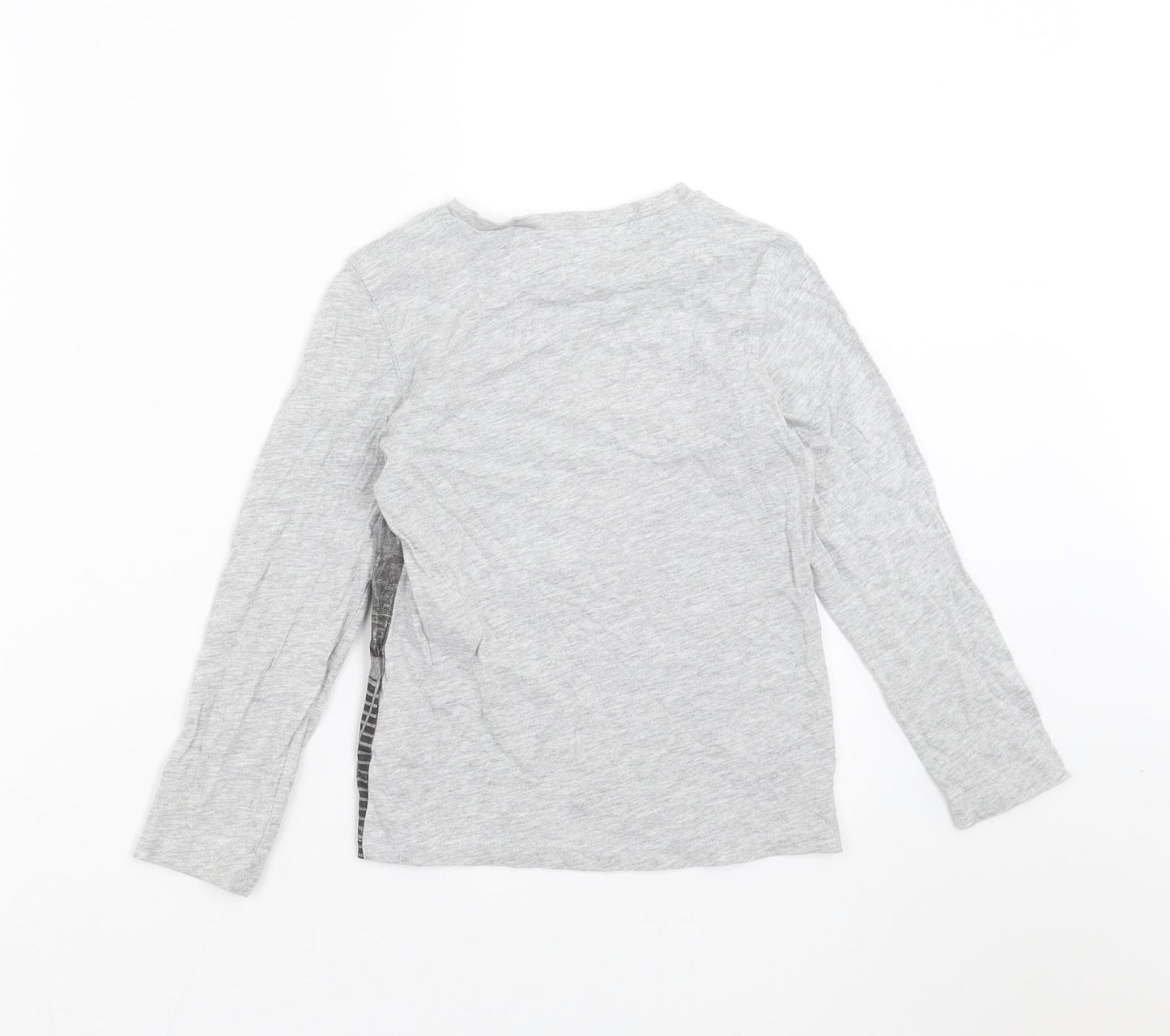 H&M Boys Grey   Basic T-Shirt Size 4-5 Years  - new york skyline