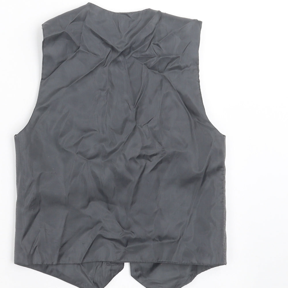 best of british Boys Grey   Jacket Waistcoat Size 4-5 Years