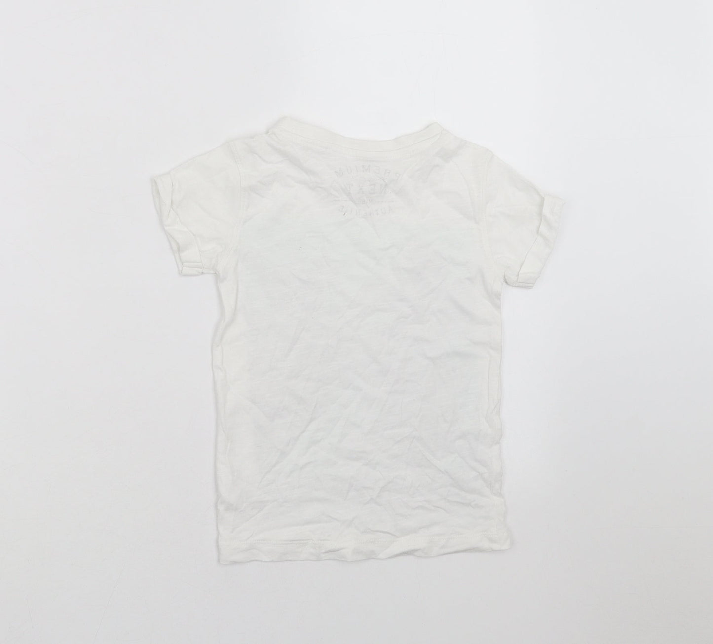 NEXT Boys White   Basic T-Shirt Size 3 Years  - Summer of Surf
