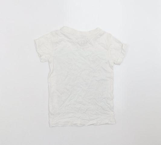 NEXT Boys White   Basic T-Shirt Size 3 Years  - Summer of Surf