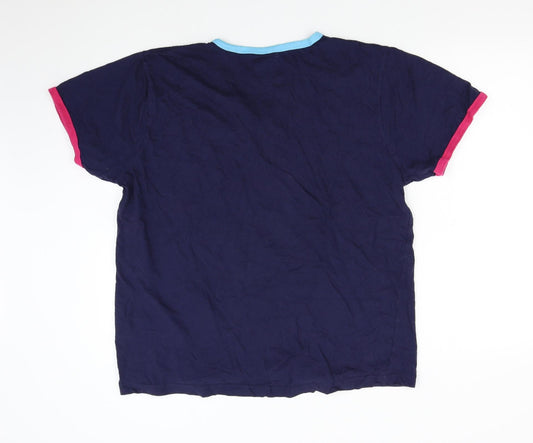 Petroleum Womens Blue   Basic T-Shirt Size 2XL