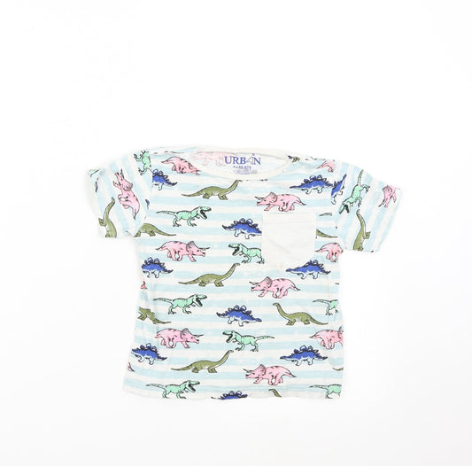 Urban Boys Multicoloured   Basic T-Shirt Size 3-4 Years  - Dinosaurs