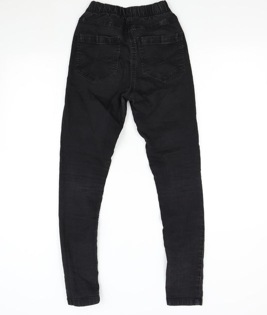TU Womens Black  Denim Skinny Jeans Size 8 L29 in