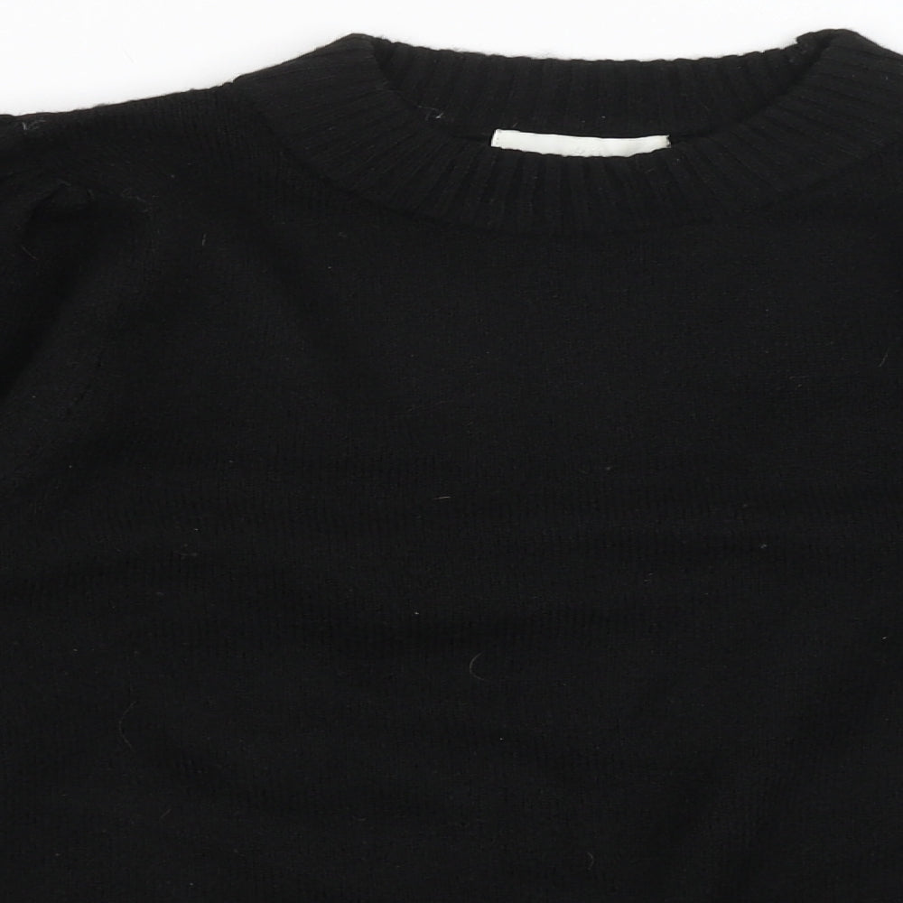 H&M Womens Black   Pullover Jumper Size M