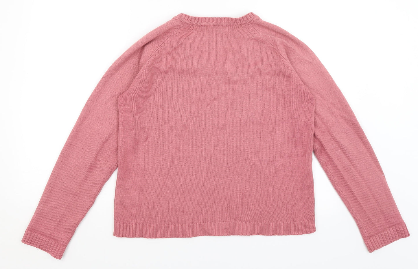 Bonmarche Womens Pink   Pullover Jumper Size S