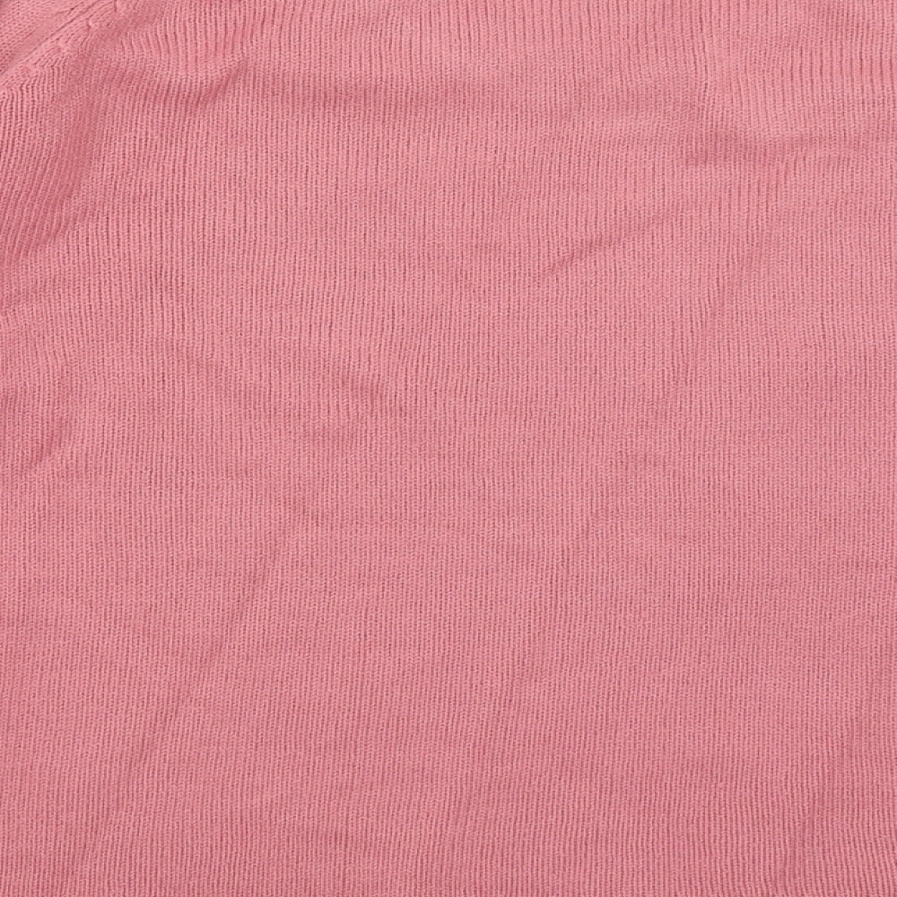 Bonmarche Womens Pink   Pullover Jumper Size S