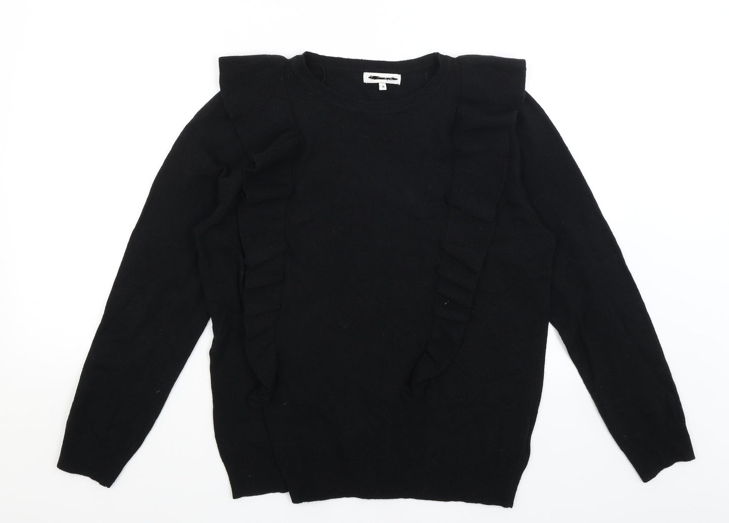 Preworn Womens Black   Pullover Jumper Size 16