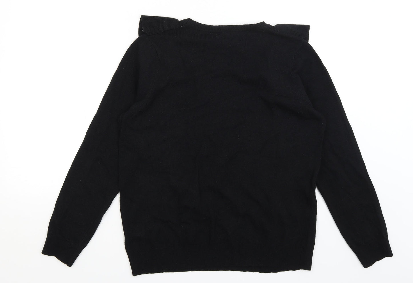 Preworn Womens Black   Pullover Jumper Size 16