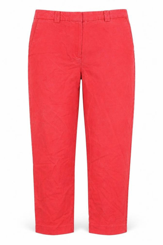 M&S Womens Red   Trousers  Size 10 L26.5 in