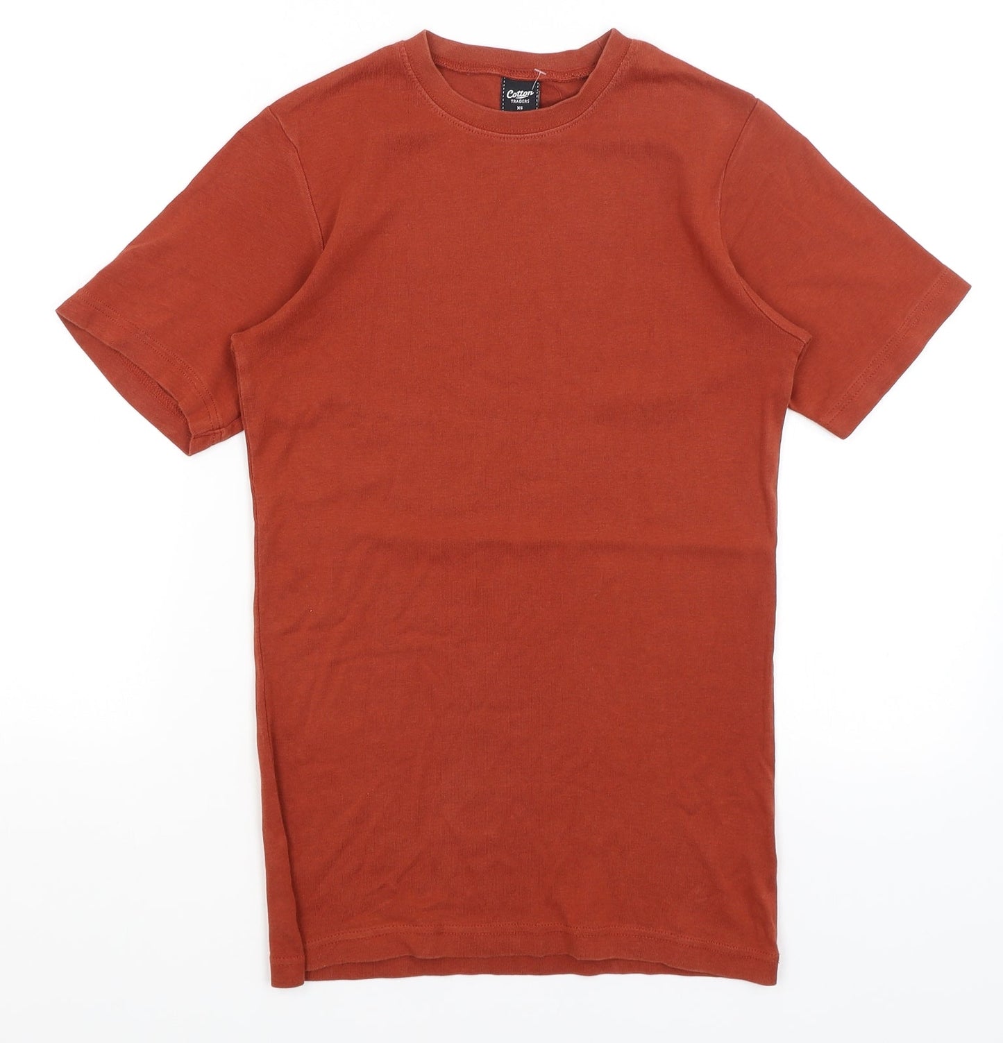 Cotton Traders Mens Brown    T-Shirt Size XS