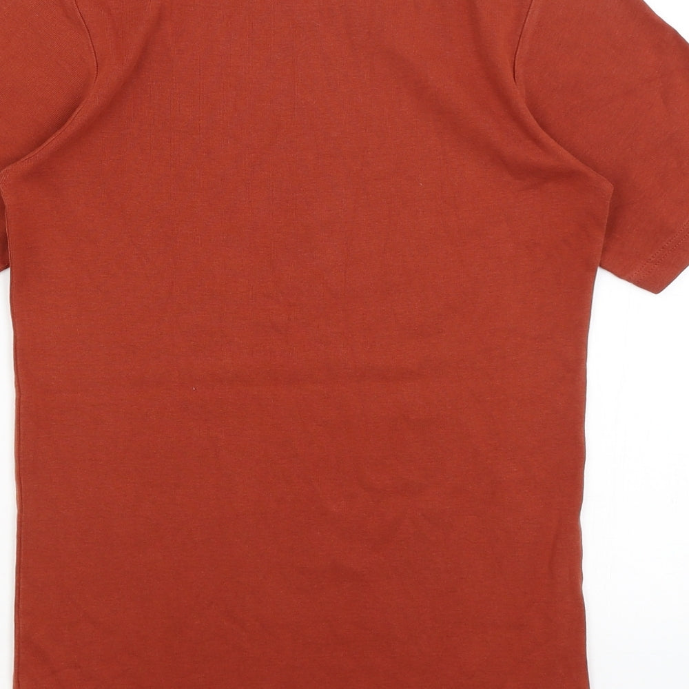 Cotton Traders Mens Brown    T-Shirt Size XS