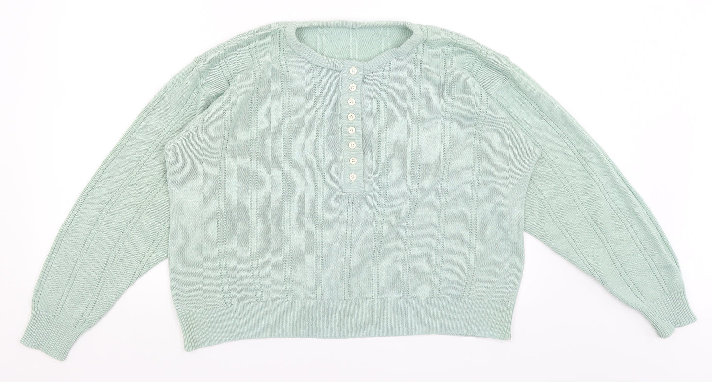 Preworn Womens Green   Pullover Jumper Size M