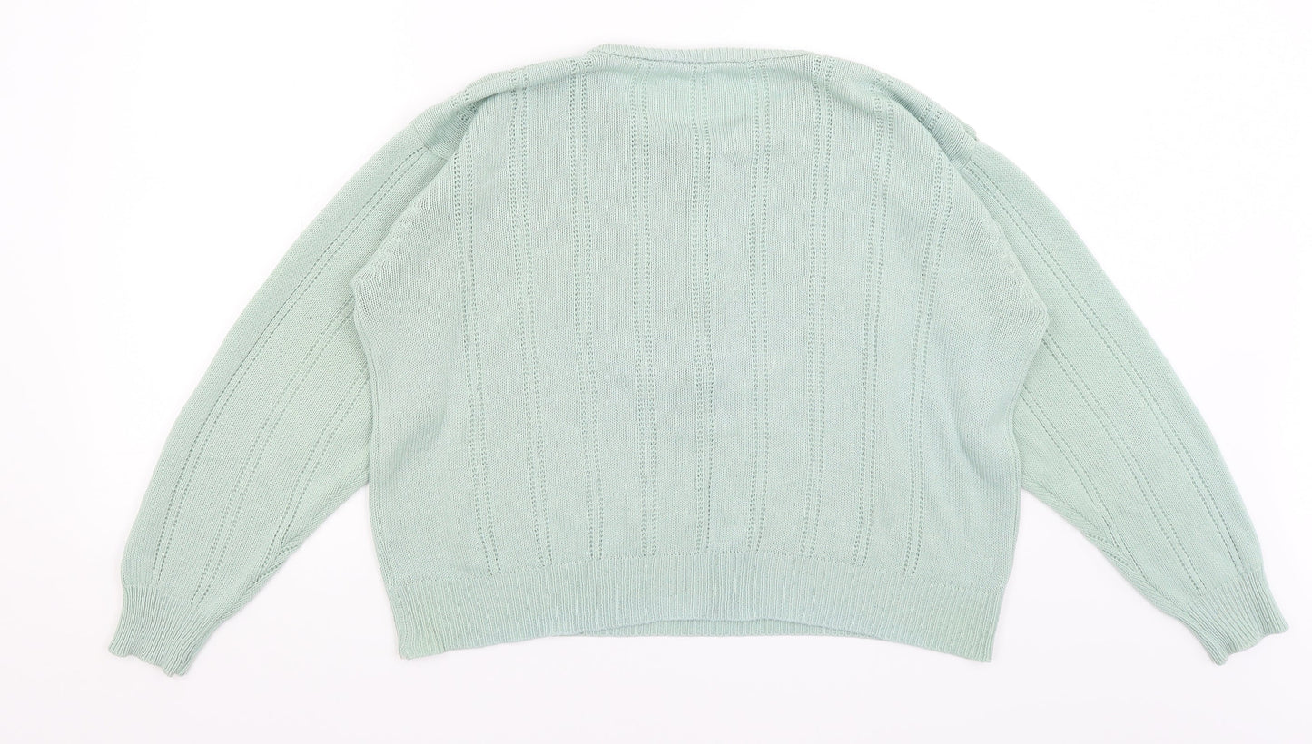Preworn Womens Green   Pullover Jumper Size M