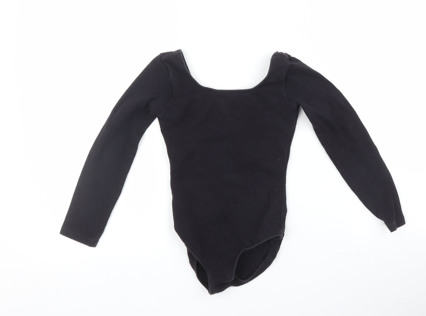 Bloch Girls Black   Basic T-Shirt Size 5-6 Years