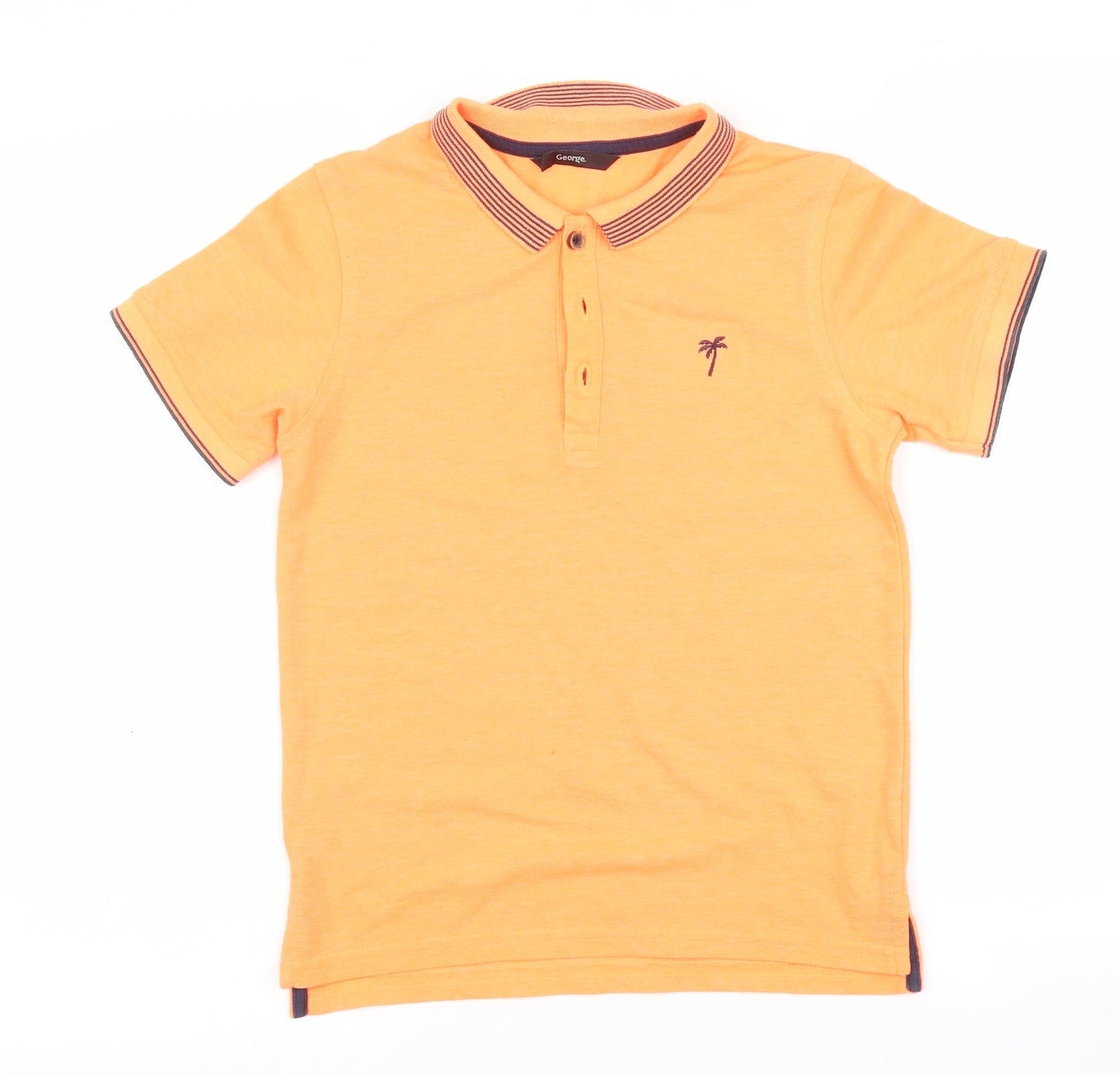 George Boys Orange   Basic Polo Size 9-10 Years