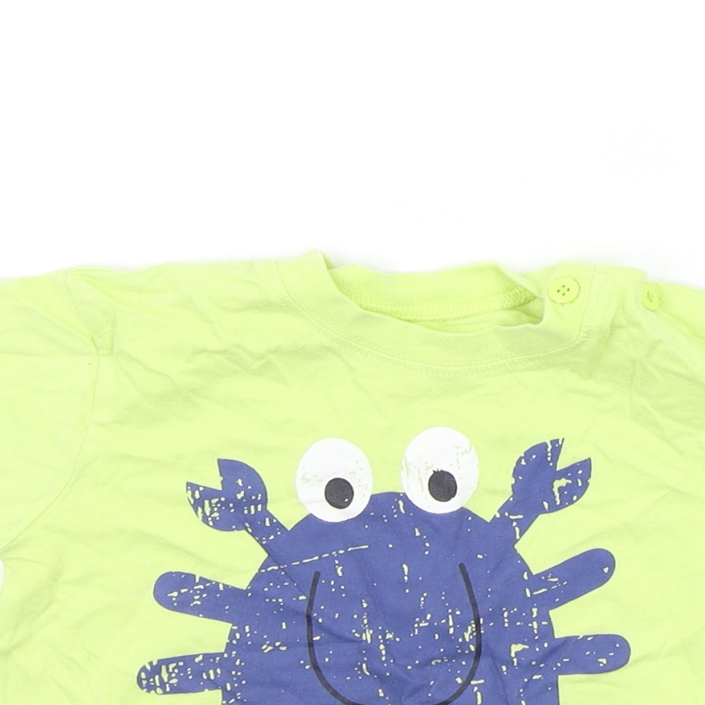 F&F Baby Yellow   Basic T-Shirt Size 12-18 Months