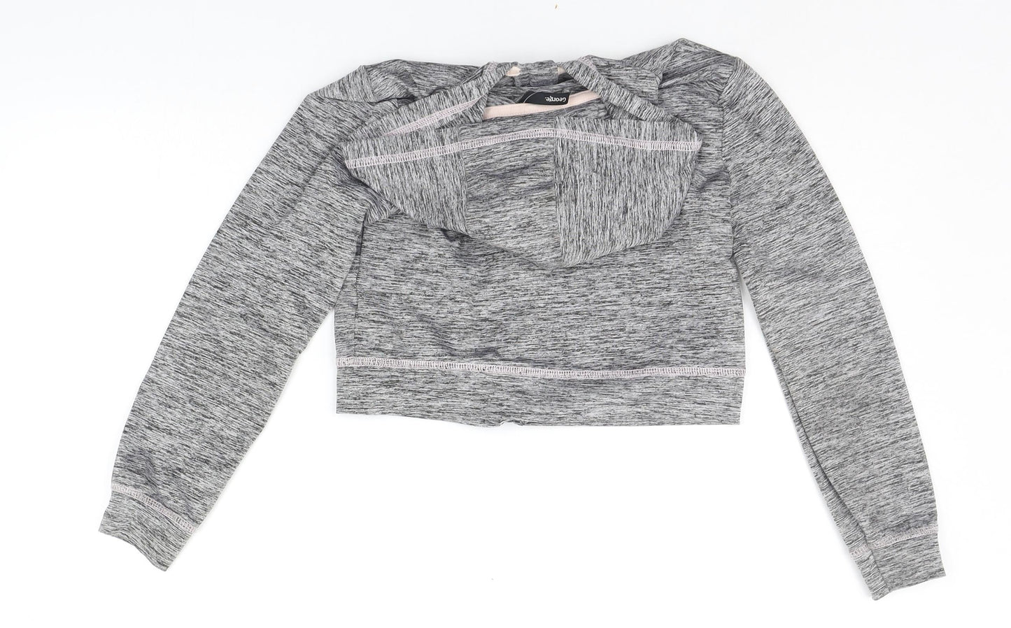 George Girls Grey   Jacket  Size 8-9 Years  - Heart print