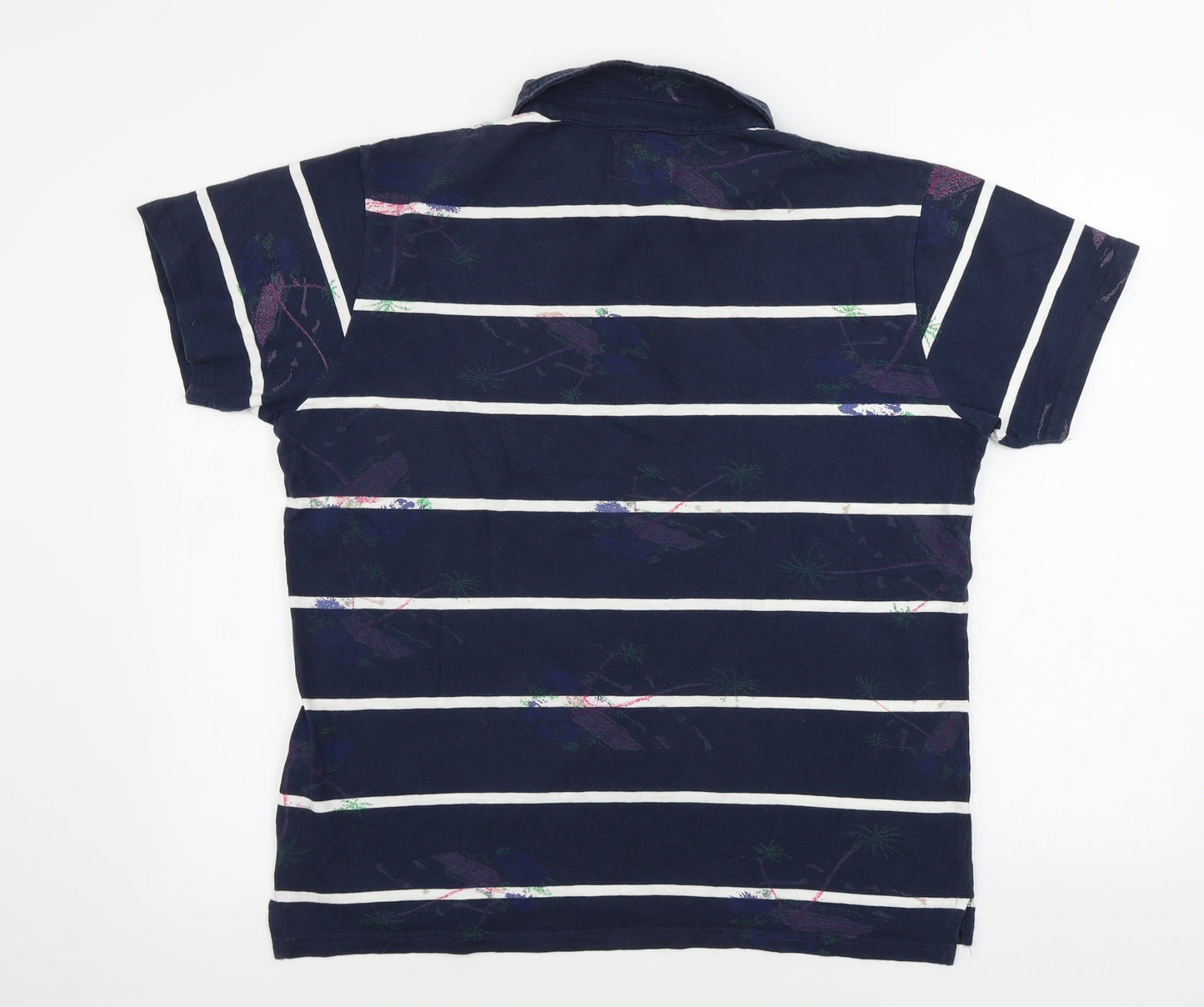 Human Mens Blue    Polo Size L
