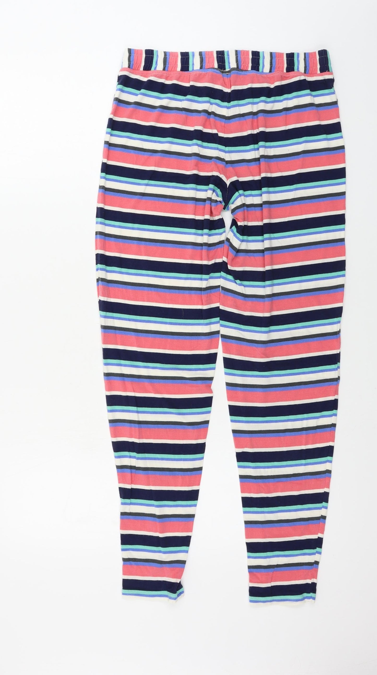 Preworn  Womens Blue Striped  Sweatpants Trousers Size 30 in L27 in
