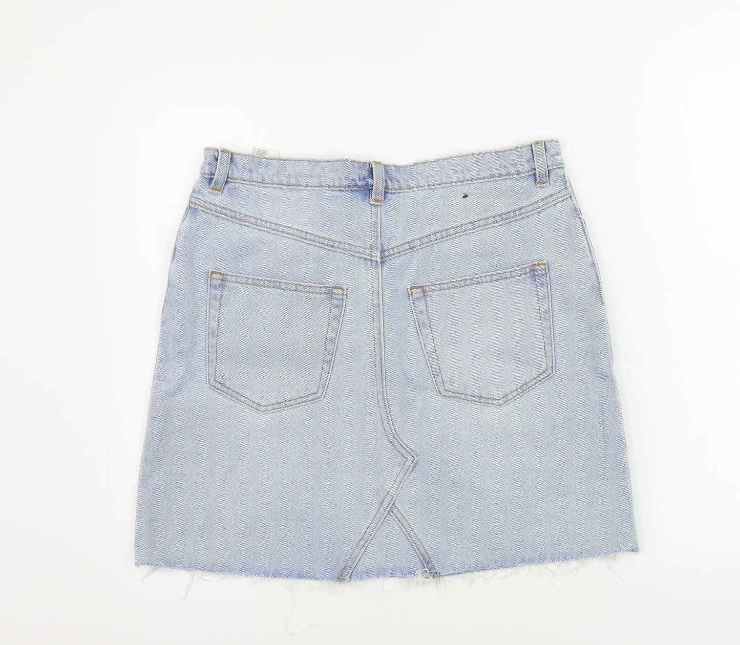 Preworn  Womens Blue   A-Line Skirt Size 30 in