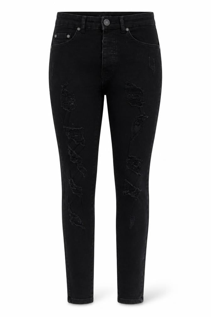 Boohoo  Womens Black   Skinny Jeans Size 32 in L27 in