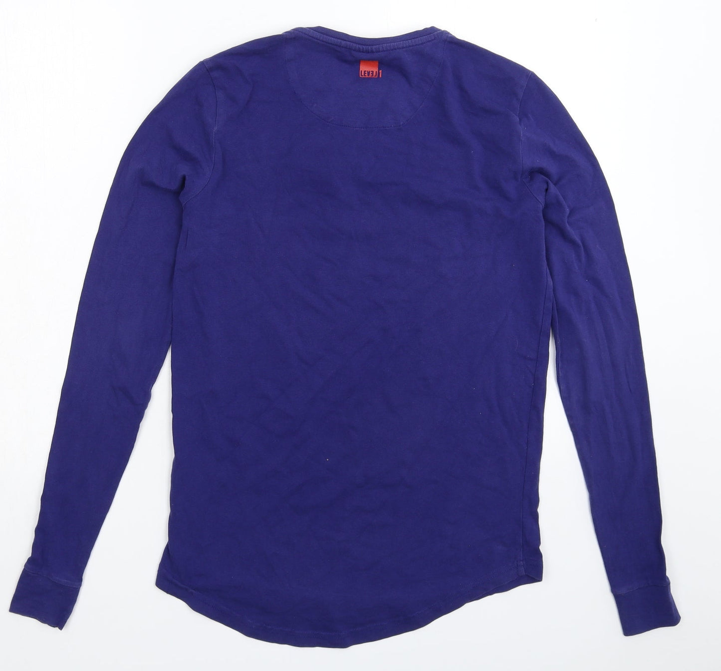 Level Mens Blue    T-Shirt Size XS