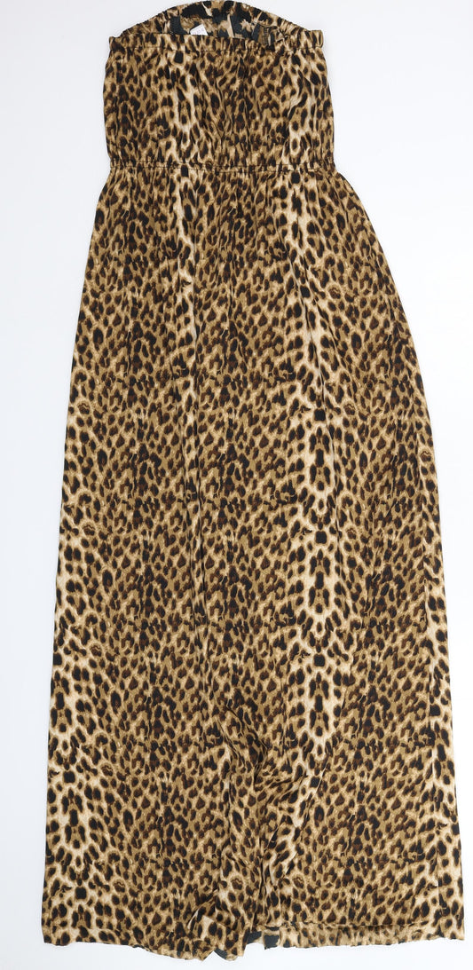 Ocean Club Womens Multicoloured Animal Print  Fit & Flare  Size 8