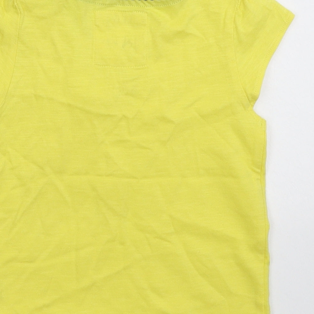 TU Girls Yellow   Basic T-Shirt Size 12-18 Months