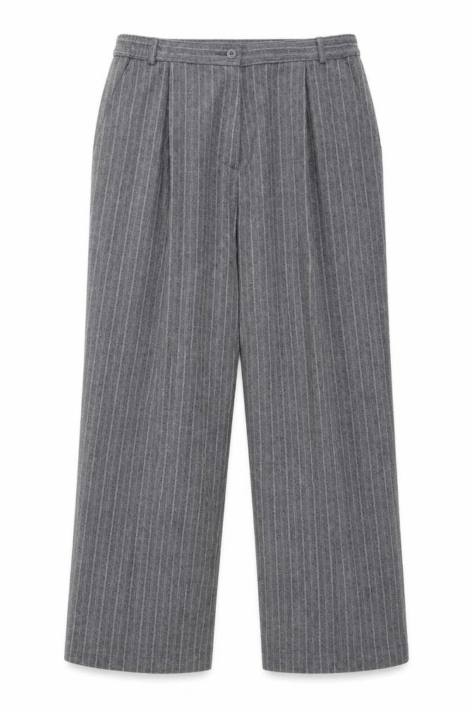 Marks and Spencer Womens Grey   Trousers  Size 14 L28 in