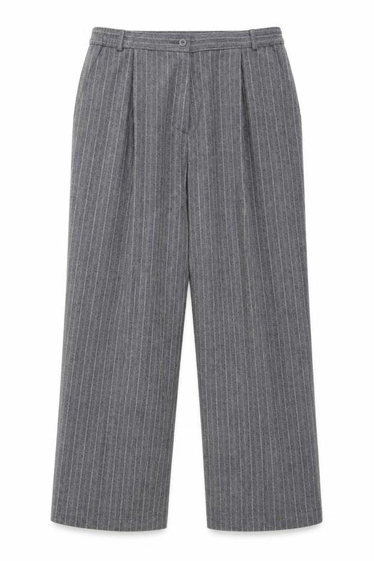 Marks and Spencer Womens Grey   Trousers  Size 14 L28 in
