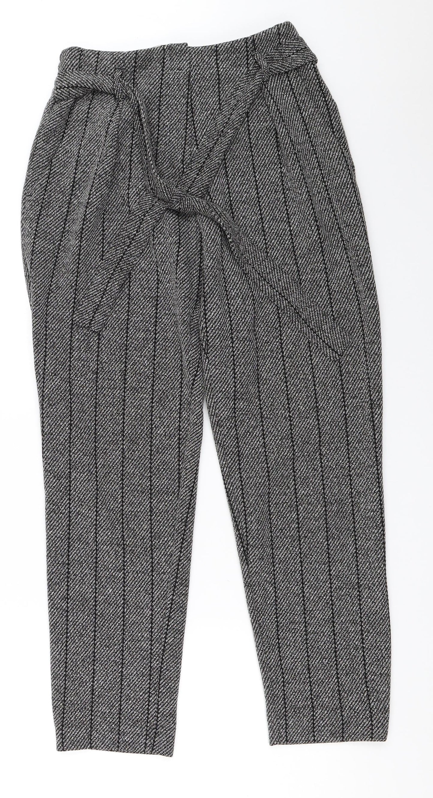 River Island Womens Black   Capri Trousers Size 8 L26 in