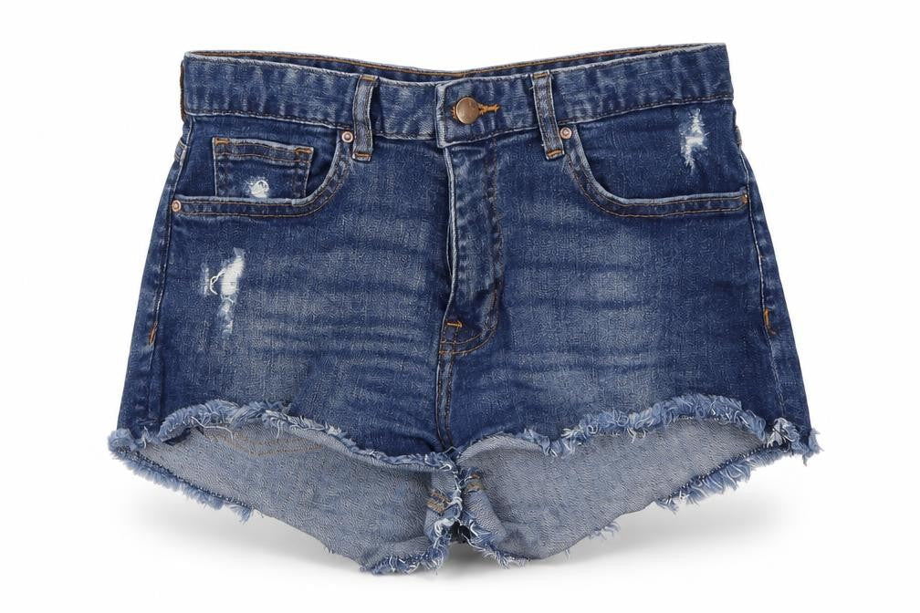 H&M Womens Blue   Hot Pants Shorts Size 36