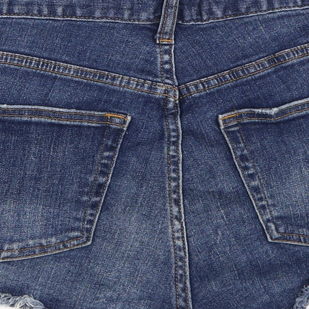 H&M Womens Blue   Hot Pants Shorts Size 36