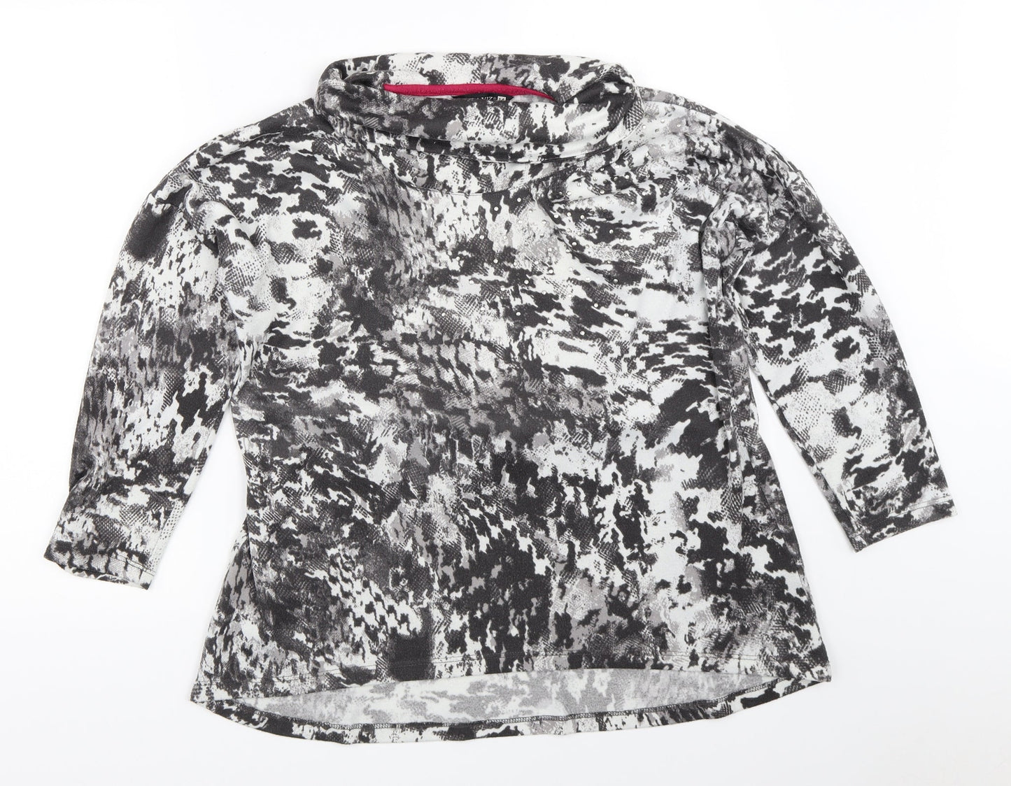 Viz A Viz Womens Grey   Pullover Jumper Size 14