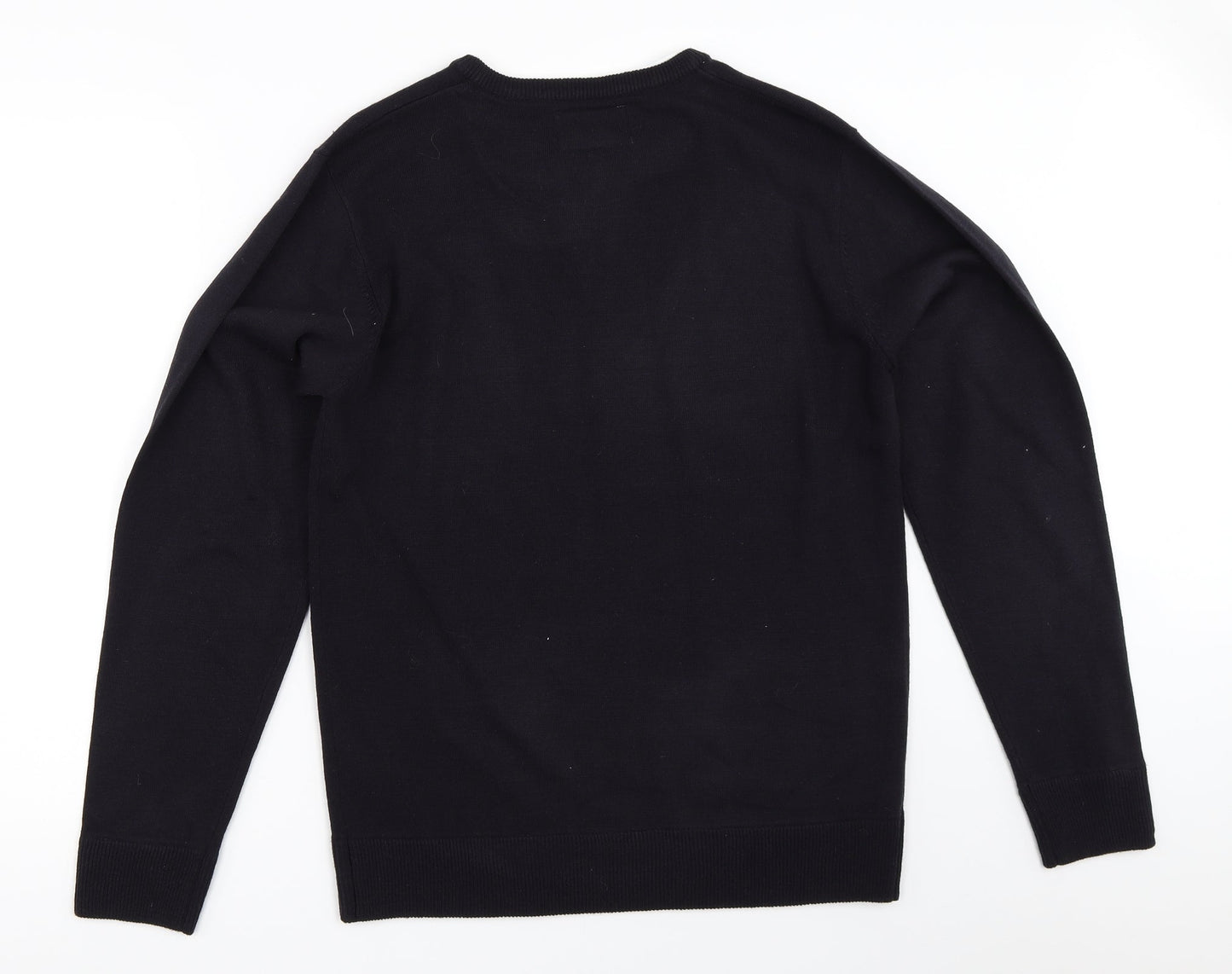 Hutson Harbour Mens Blue   Pullover Jumper Size M
