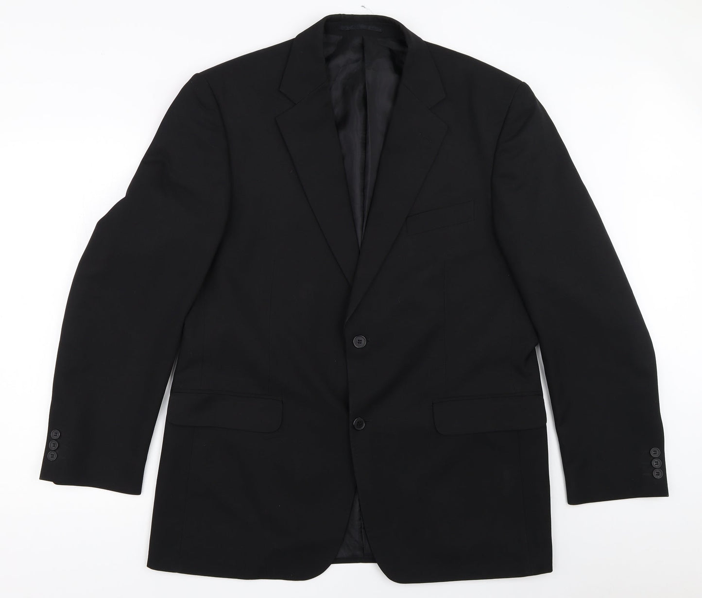 Pinstripe Mens Black   Jacket Blazer Size 42