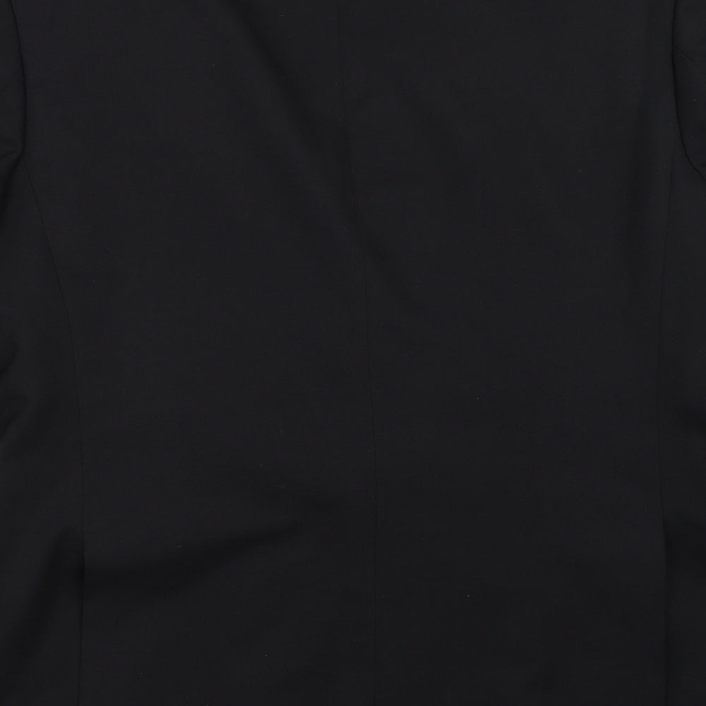 Pinstripe Mens Black   Jacket Blazer Size 42